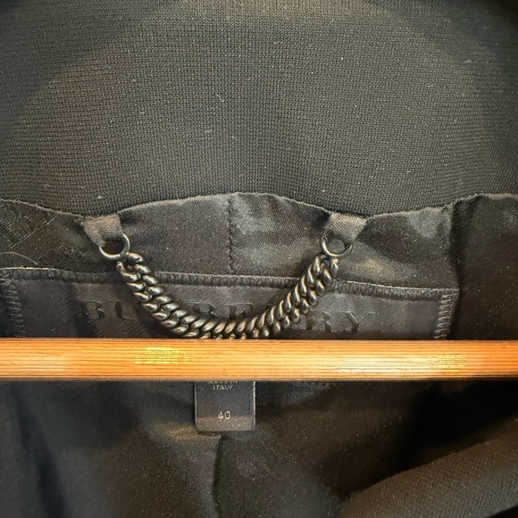 Burberry Black and Tan Striped Blazer - Picture 3 of 4